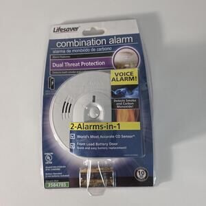 Lifesaver Combination Alarm with Dual Threat Protection